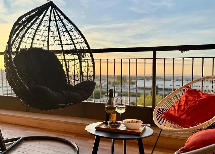 Sunset Escape - Panoramic Terrace Appartement *